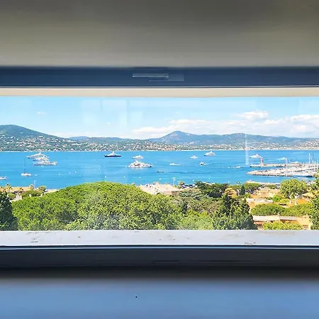 Apartman La Rotonda - Incredible Mediterraneen And St Tropez View 360! Centre 5 Mns Saint-Tropez